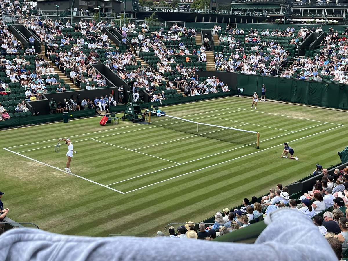 Eight of our lucky <a href="/JarrowSchool/">Jarrow School</a> students got to visit Wimbledon yesterday and watch tennis on court 2 with Mr Murtha and Mr Clifton. 🎾🍓