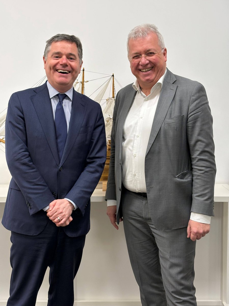 Markus Ferber (@markusferber) on Twitter photo Dear <a href="/Paschald/">Paschal Donohoe</a>, congratulations to your re-election as President of the Eurogroup. I am looking forward to continuing our fruitful cooperation on financial matters, especially the strengthening of the Euro. Dear <a href="/Paschald/">Paschal Donohoe</a>, congratulations to your re-election as President of the Eurogroup. I am looking forward to continuing our fruitful cooperation on financial matters, especially the strengthening of the Euro.