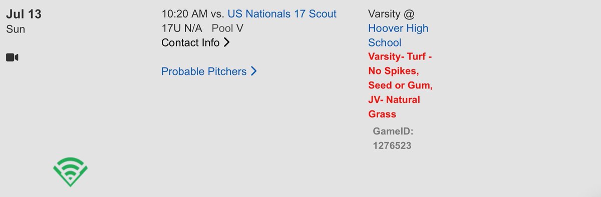 Ryder Olson (@ryderolson21) on Twitter photo 🚨Next Start - This Sunday July 13th🚨
2025 PG 17U National Elite Championship
Hoover, Alabama <a href="/PG_DeepSouth/">PG Deep South</a> <a href="/PGMidAtlantic/">PG Mid Atlantic (NY, NJ, PA, MD,DE,DC)</a>
📍Hoover High School (right next to the complex)
⏰ First Pitch 10:20am
⚾️Pitching with Artillery Prospects
<a href="/ArtilleryBASE/">Artillery Baseball</a>
Text or DM me with any 🚨Next Start - This Sunday July 13th🚨
2025 PG 17U National Elite Championship
Hoover, Alabama <a href="/PG_DeepSouth/">PG Deep South</a> <a href="/PGMidAtlantic/">PG Mid Atlantic (NY, NJ, PA, MD,DE,DC)</a>
📍Hoover High School (right next to the complex)
⏰ First Pitch 10:20am
⚾️Pitching with Artillery Prospects
<a href="/ArtilleryBASE/">Artillery Baseball</a>
Text or DM me with any