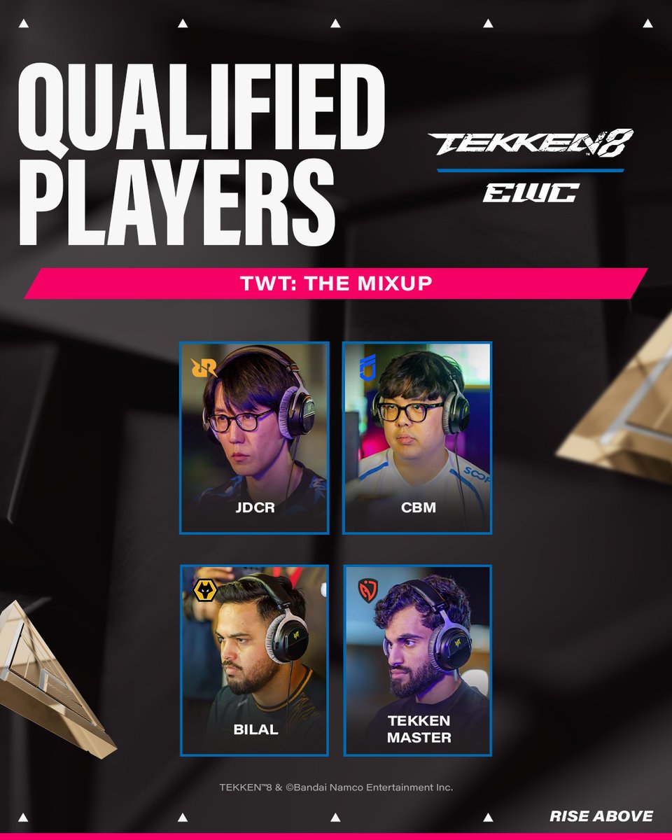 A weekend of fierce competition finished with four new players qualifying to TEKKEN 8 at #EWC2025

Congratulations!