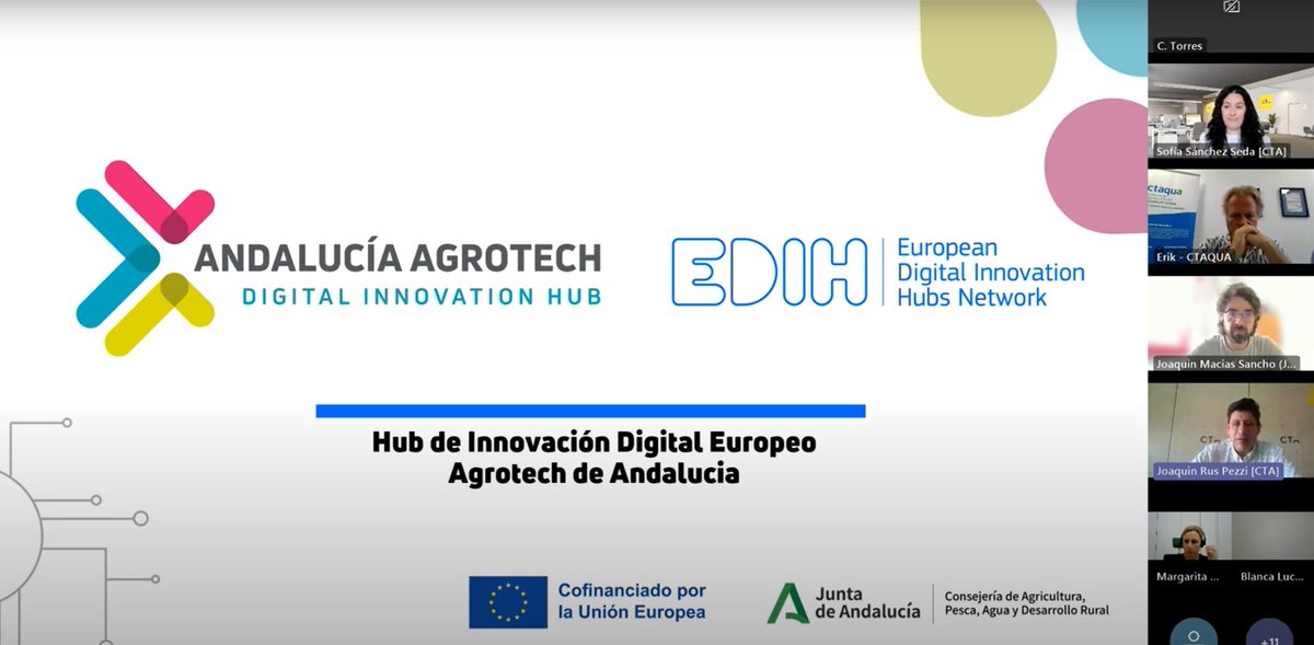 CTA | Technological Corporation of Andalusia (@ctandaluciaeng) on Twitter photo 💡 On 24 June, our colleague Joaquín Rus joined a webinar hosted by <a href="/Ctaqua_CT/">CTAQUA-Acuicultura</a> to explore funding opportunities for #digitalisation in agriculture and aquaculture under the Horizon Europe 2025 programme.
🌍 The event was part of our #EUproject <a href="/DIHAndAgrotech/">Andalucía Agrotech DIH</a>, driving innovation 💡 On 24 June, our colleague Joaquín Rus joined a webinar hosted by <a href="/Ctaqua_CT/">CTAQUA-Acuicultura</a> to explore funding opportunities for #digitalisation in agriculture and aquaculture under the Horizon Europe 2025 programme.
🌍 The event was part of our #EUproject <a href="/DIHAndAgrotech/">Andalucía Agrotech DIH</a>, driving innovation