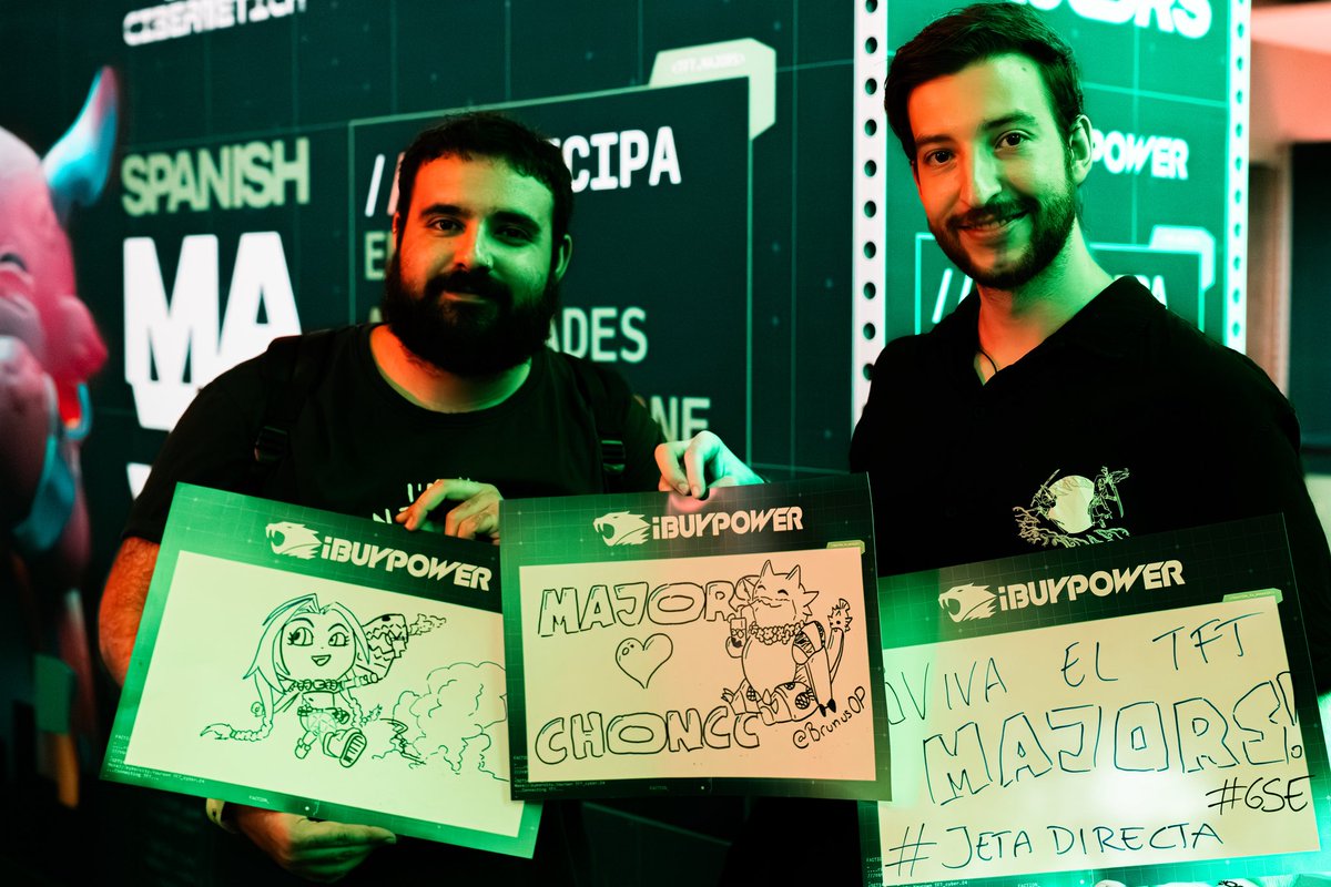 GGTech Entertainment (@ggtech_gg) on Twitter photo First Spanish Major of <a href="/TFT_ES/">Teamfight Tactics ES</a> COMPLETE ✅
<a href="/Guillosko/">Guillosko</a> became the Spanish Major champion! 🏆 He has qualified for TFT Paris Open and won an amazing computer courtesy of <a href="/iBUYPOWER_spain/">iBUYPOWER | España</a>.
Our congrats to the winner and THANK YOU to all the attendees! 👏
#TFTSpanishMajor First Spanish Major of <a href="/TFT_ES/">Teamfight Tactics ES</a> COMPLETE ✅
<a href="/Guillosko/">Guillosko</a> became the Spanish Major champion! 🏆 He has qualified for TFT Paris Open and won an amazing computer courtesy of <a href="/iBUYPOWER_spain/">iBUYPOWER | España</a>.
Our congrats to the winner and THANK YOU to all the attendees! 👏
#TFTSpanishMajor