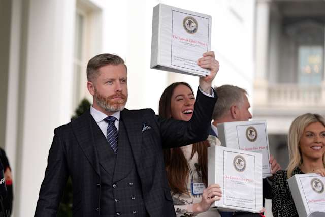 Everything is FAKE AND GAY! Look at this idiot <a href="/DC_Draino/">DC_Draino</a>. The Don Lemon of the Right. Toting around this empty binder with his friends. Acting like they have all the secrets because they were TOLD TO DO SO. Knowing they were never going to release the "Epstein List"
