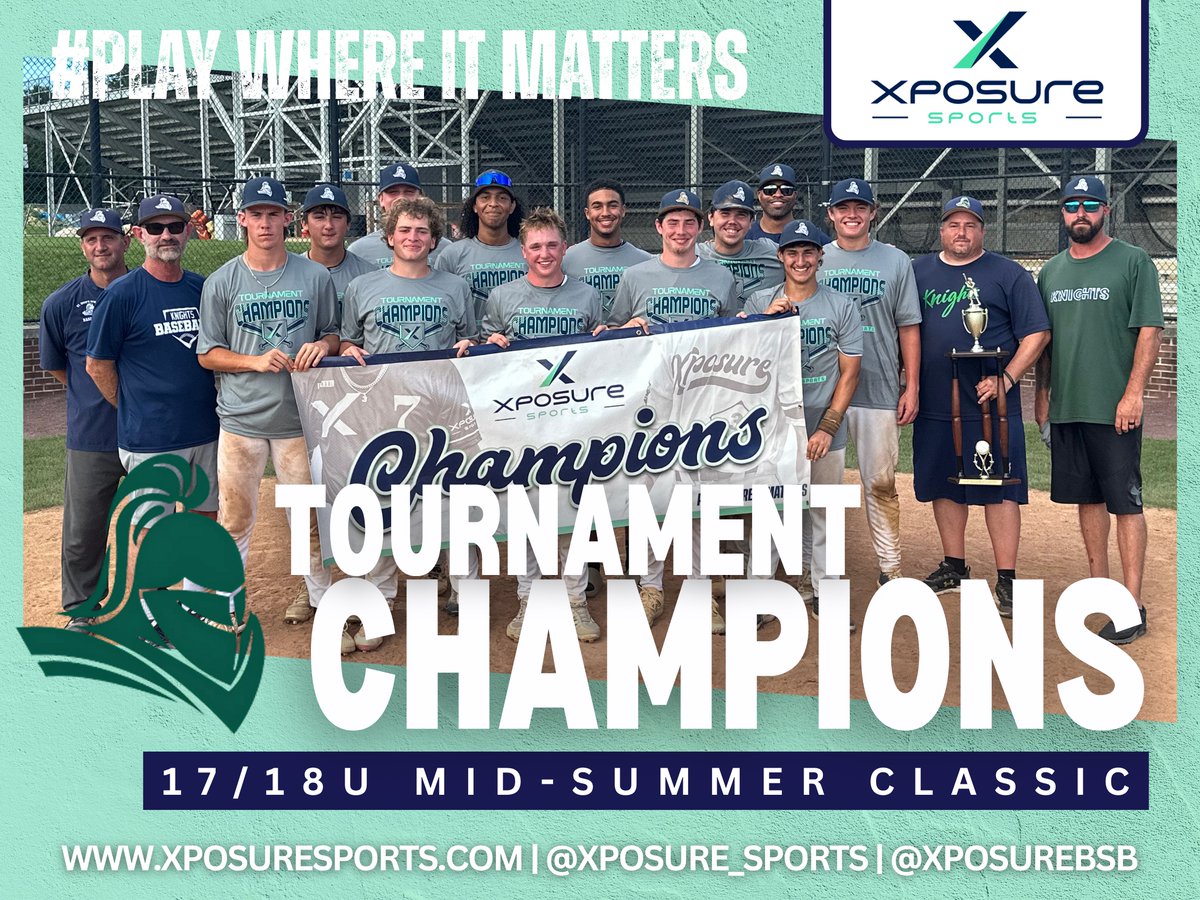 Xposure Sports (@xposure_sports) on Twitter photo ๐๐บ๐ธ ๐๐๐-๐๐๐๐๐๐ ๐๐๐๐๐๐๐ ๐บ๐ธ๐
Congratulations to this year's 15U & 17/18U Mid-Summer Classic Tournament Champions and our 17/18U Gold and Silver Bracket Champions! ๐
๐ ๐๐๐: Visions Select 2028
๐ ๐๐/๐๐๐: Knights Baseball
๐ฅ ๐๐/๐๐๐ ๐ฎ๐๐๐
: Dig In ๐๐บ๐ธ ๐๐๐-๐๐๐๐๐๐ ๐๐๐๐๐๐๐ ๐บ๐ธ๐
Congratulations to this year's 15U & 17/18U Mid-Summer Classic Tournament Champions and our 17/18U Gold and Silver Bracket Champions! ๐
๐ ๐๐๐: Visions Select 2028
๐ ๐๐/๐๐๐: Knights Baseball
๐ฅ ๐๐/๐๐๐ ๐ฎ๐๐๐
: Dig In