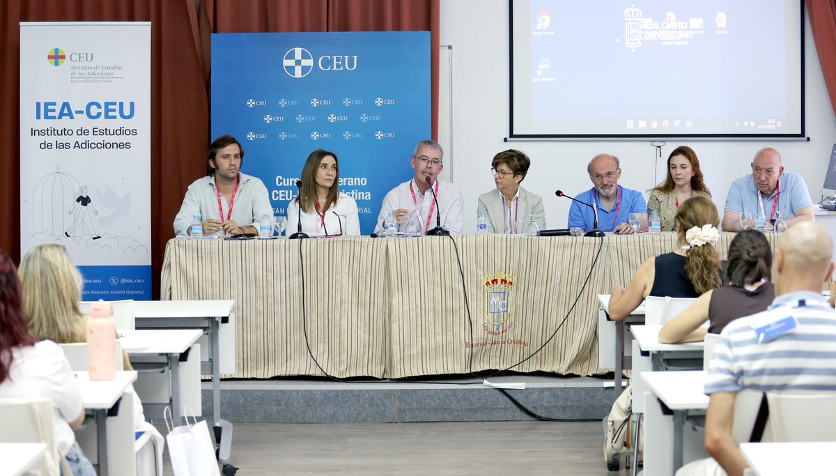 Luis F Alguacil (@lfalguacilceu) on Twitter photo Mesa redonda de lujo sobre las fortalezas y debilidades del abordaje actual de las adicciones, moderada por <a href="/mercedesnavio/">Mercedes Navío Acosta</a> <a href="/ComunidadMadrid/">Comunidad de Madrid</a> <a href="/IEA_CEU/">Instituto Universitario Estudios de las Adicciones</a> Mesa redonda de lujo sobre las fortalezas y debilidades del abordaje actual de las adicciones, moderada por <a href="/mercedesnavio/">Mercedes Navío Acosta</a> <a href="/ComunidadMadrid/">Comunidad de Madrid</a> <a href="/IEA_CEU/">Instituto Universitario Estudios de las Adicciones</a>