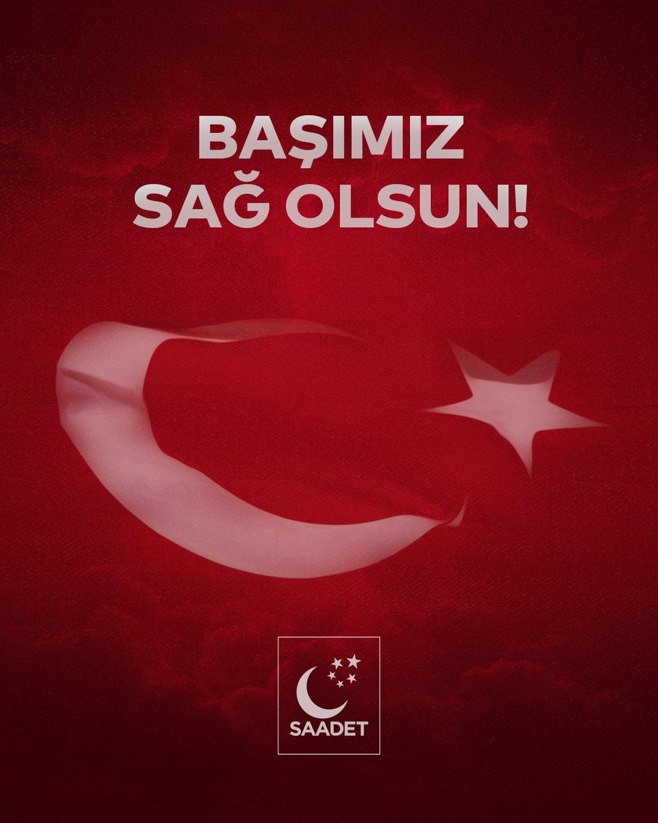🇹🇷 Milletimizin Başı Sağ Olsun

Pençe-Kilit Operasyonu bölgesinde metan gazından dolayı şehit olan 12 kahraman Mehmetçiğimize Allah’tan rahmet, ailelerine ve milletimize sabır diliyoruz.

Unutmayacağız, unutturmayacağız.

#ŞehitlerÖlmez #VatanSağolsun