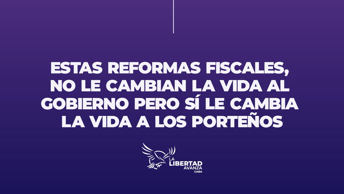 PilarRamirezmpr's tweet photo. Una reforma fiscal real, sin parches ni maquillaje.

Si recortan el Estado enorme del @GCBA, le sacamos el pie de la cabeza a los porteños. Menos impuestos, menos estructura y más beneficios para los que trabajan e invierten en la Ciudad. Sin vueltas. https://t.co/nn8auhPRJi