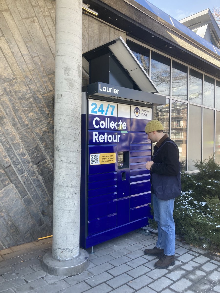 We’re unlocking convenience with these new parcel lockers in partnership with @penguinpickup 🔓!
Centrally located near subway stations in Montreal and Toronto, these open network parcel lockers are one more way you can conveniently drop off, pick up &amp; return packages, 24/7.