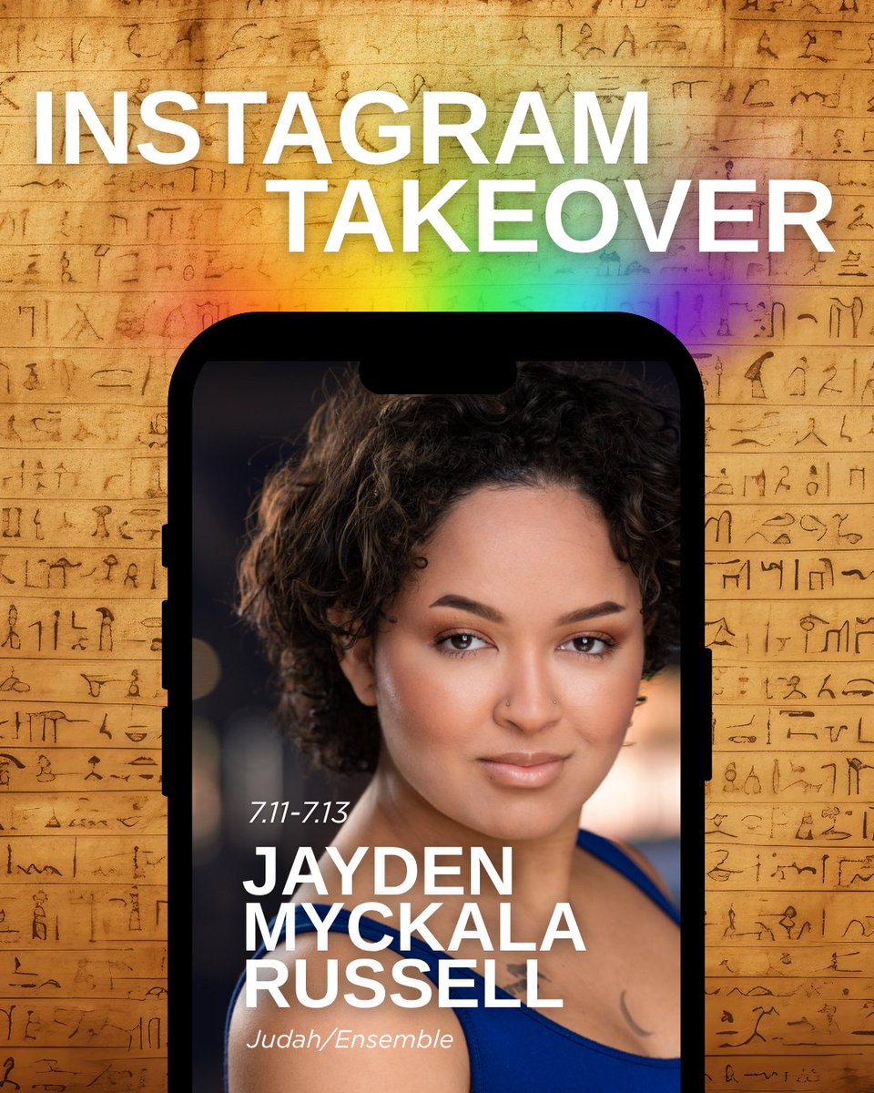 DallasTheater's tweet photo. It’s the final weekend of Joseph and Jayden Myckala Russell is in charge of the Stories!

#andrewlloydwebber #joseph #takeover #musicaltheatre https://t.co/M7LHAXtjJH
