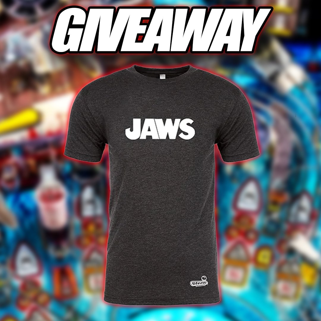 sternpinball's tweet image. 🚨 GIVEAWAY 🚨 We are giving away our Stern Jaws Tee here on X! Comment below and we'll select a random winner! Head over to the Stern Store to purchase.
*Winners will be contacted via DM ONLY. Please do not trust any other accounts claiming to be us.