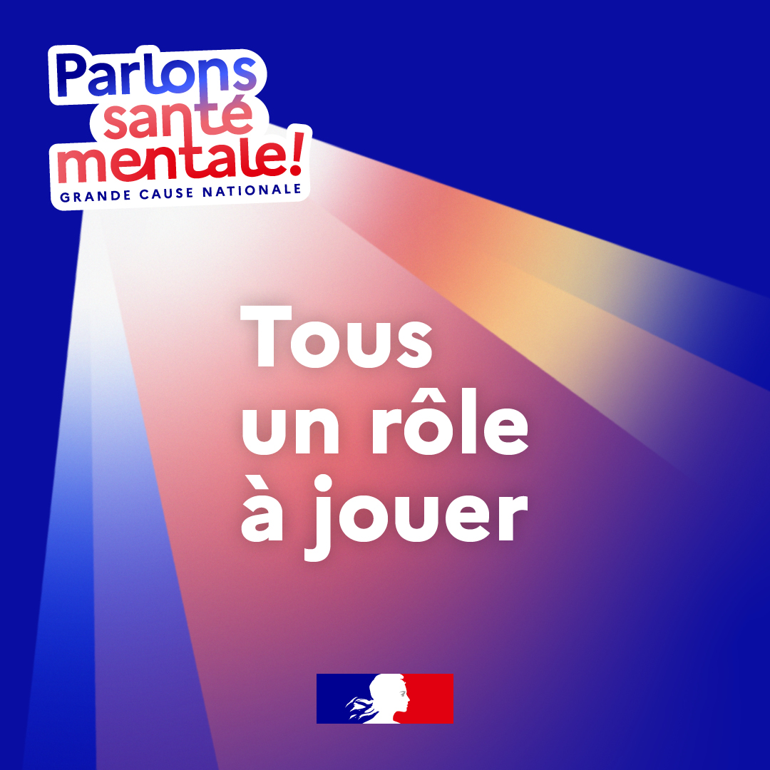 Jeunes_gouv's tweet photo. 🧠 Parlons santé mentale au travail

📊 En France, 1 salarié sur 4 estime avoir une mauvaise santé mentale.
Et pour 1 Français sur 2, le travail impacte directement leur bien-être psychique. Il est temps d’ouvrir le dialogue.

🎯 Il est temps de briser les tabous autour de la santé mentale au travail pour libérer la parole, sensibiliser employeurs et salariés, et créer un environnement professionnel plus sain.

📢 Parce qu’on a tous une santé mentale, prenons-en soin.
Employeurs, salariés, indépendants, agriculteurs… nous sommes tous concernés.

📍 Ressources, outils et infos sur : https://t.co/bZ62j17LDZ

#SantéMentale #GCN2025