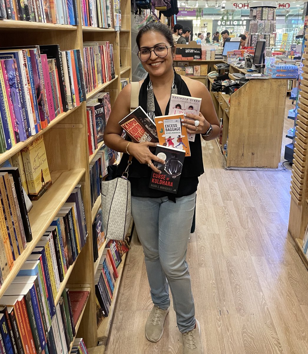Richa S Mukherjee (@richasmukherjee) on Twitter photo When you don’t plan a book signing and end up having one anyway because 4 out of your 5 titles are in stock; is the best kind of surprise. Thank you <a href="/Ombookshops/">Om Book Shop</a> and your readers for always having a corner in your hearts and bookstores for my work. You guys are awesome 🫶🏻 When you don’t plan a book signing and end up having one anyway because 4 out of your 5 titles are in stock; is the best kind of surprise. Thank you <a href="/Ombookshops/">Om Book Shop</a> and your readers for always having a corner in your hearts and bookstores for my work. You guys are awesome 🫶🏻