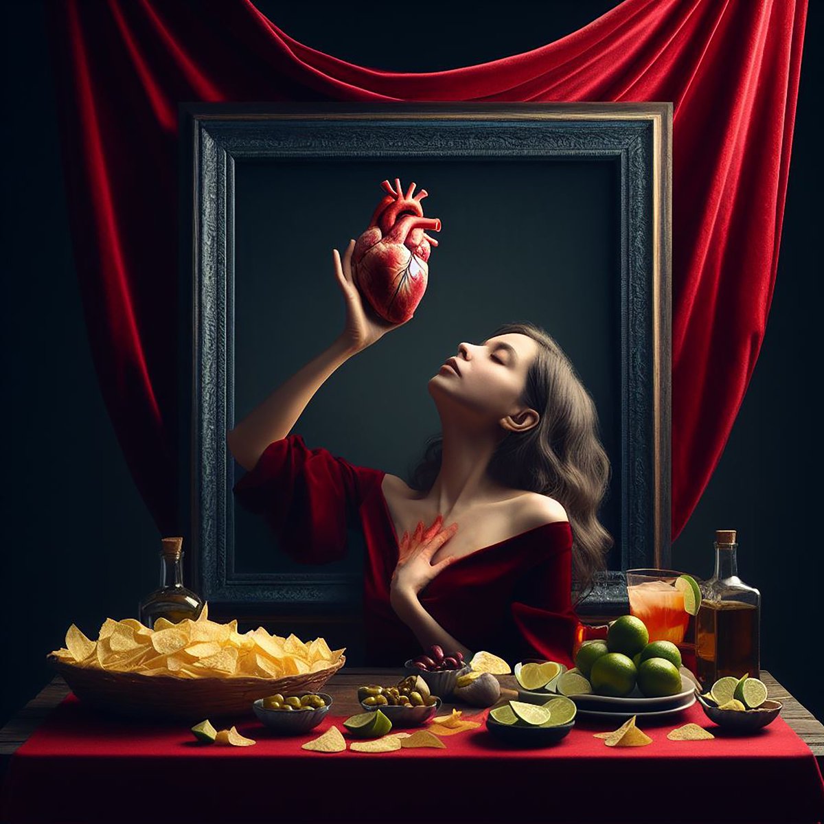 <a href="/Crip2DaX/">p1cky.eth</a> Gm <a href="/Crip2DaX/">p1cky.eth</a> 

🫀HEART FEAST
 Love and vulnerability ...
Made by BING AI and edited in Photoshop
4000 * 4000 Pixel

🫀1/1
30 #Tezos
Collab with <a href="/WOMENverse101/">WOMENverse</a>

objkt.com/tokens/KT1ULBx…