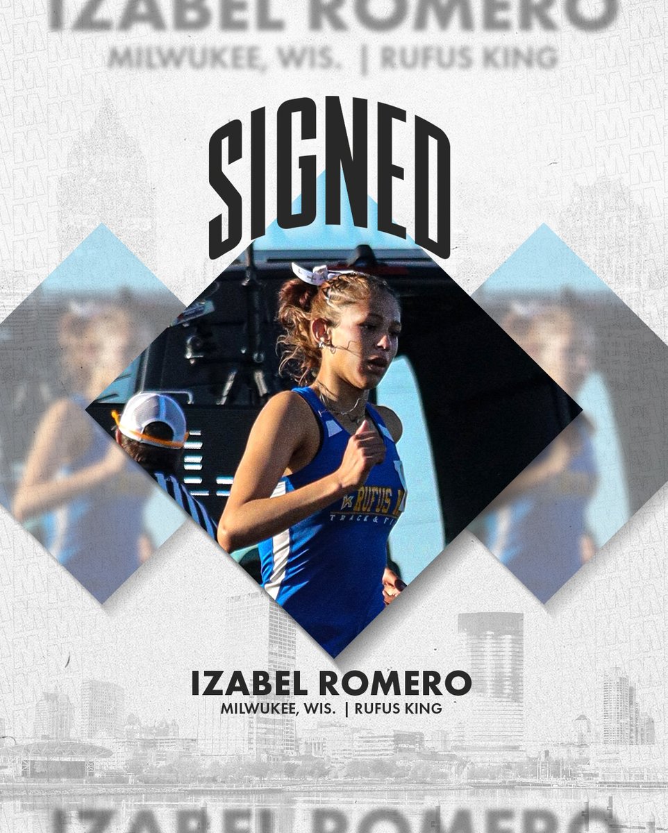MKE_XCTF's tweet image. 𝗦𝗜𝗚𝗡𝗘𝗗 ✍️
Excited to Welcome lzabel Romero to the Cross Country and Track & Field teams this season!
#ForTheMKE | #SigningDay