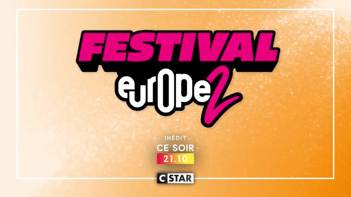 Soldatdesmedias's tweet photo. Ce soir à 21h10 sur @CStar, #Concert inédit, le #FestivalEurope2 avec la présence de nombreux artistes #Marine, #HélénaBailly, @VITAA, @styletonicc, @jesuissanta999, #CharlesDoré, @julien__lieb... https://t.co/QOZolrSevL