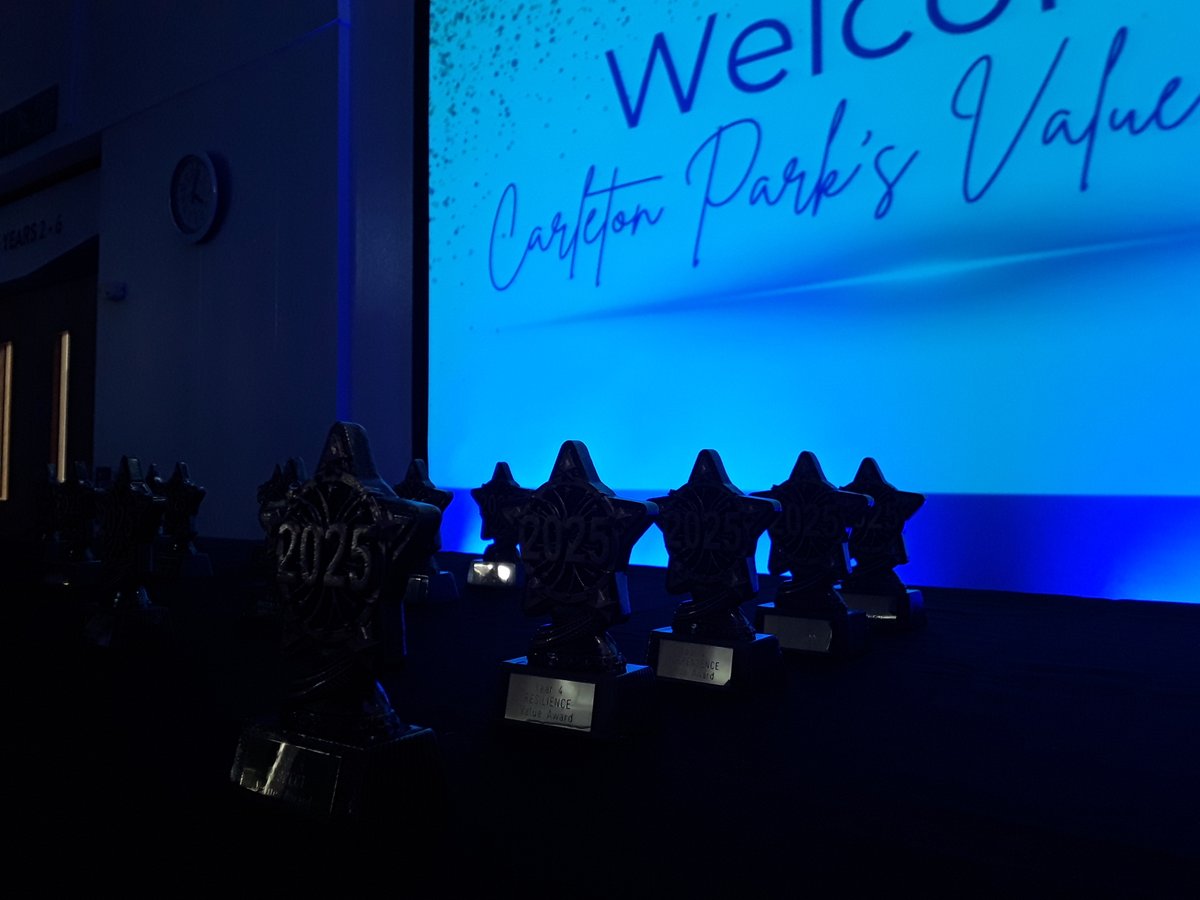We're so excited for the Carleton Park Value Awards Ceremony 2025! We can't wait to celebrate our fantastic award winners. #respect #resillience #teamwork #independance #excellence