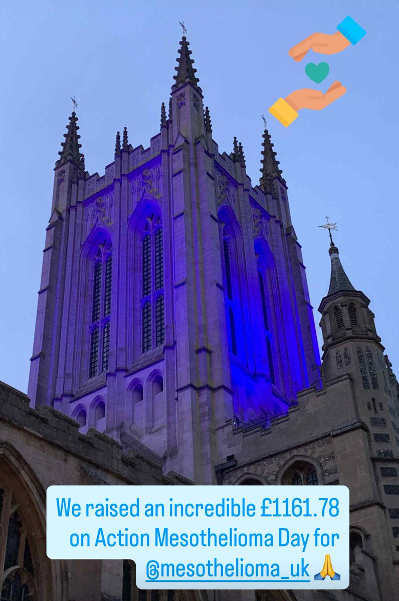 East of England Asbestos Patient Support Group (@eeasbestos) on Twitter photo π Weβre proud to have raised Β£1,161.78 for <a href="/Mesouk/">Mesothelioma UK</a> at our Action Meso Blue Light Walk in sunny Bury St Edmunds last Friday π©΅βοΈHuge thanks to all who joined & supported, raising awareness & honouring those affected by mesothelioma
Thanks for sharing your <a href="/stedscath/">St Eds Cathedral</a> pics! πΈ π Weβre proud to have raised Β£1,161.78 for <a href="/Mesouk/">Mesothelioma UK</a> at our Action Meso Blue Light Walk in sunny Bury St Edmunds last Friday π©΅βοΈHuge thanks to all who joined & supported, raising awareness & honouring those affected by mesothelioma
Thanks for sharing your <a href="/stedscath/">St Eds Cathedral</a> pics! πΈ