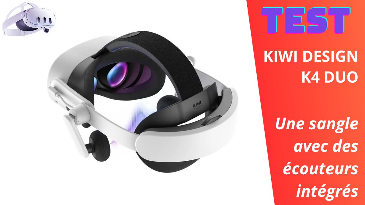 TechnoidFR's tweet image. Test de la toute nouvelle sangle de Kiwi Design

La K4 Duo, une sangle 2 en 1 qui intègre une batterie et un casque audio !
youtu.be/wUo1_hGW2AY

@KIWIdesign_shop
#VR #kiwidesign #metaquest