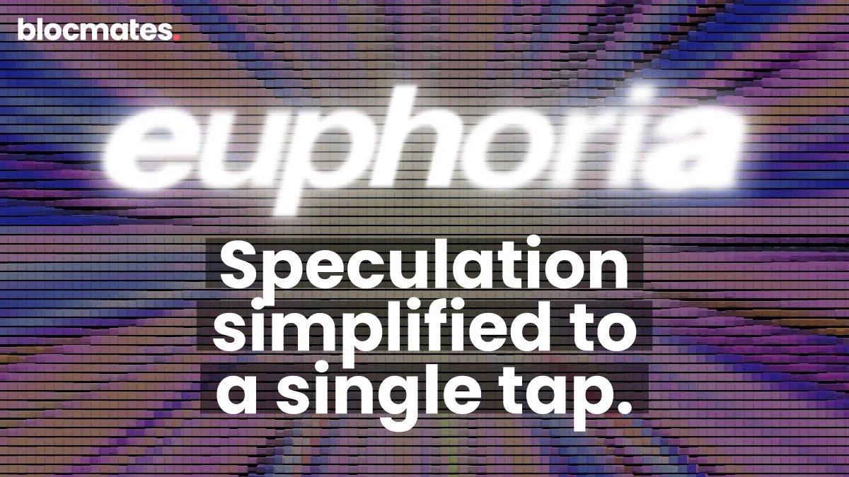 Our latest wade into the MegaETH ecosystem is live: a first look into Euphoria. ✨🗞️

Humans love to tap. Slot machines, clicker games, Notcoin, Hamster Kombat. 

If value is promised, we will smash and annihilate our screens and buttons on the dopamine hunt.

But the problem is