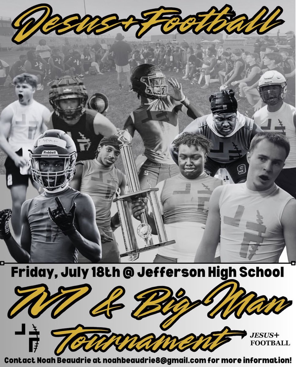 Looking for 1-2 more teams for my company’s HS 7v7/Big Man tournament! If your HS is interested, please reach out! 8 teams confirmed!!