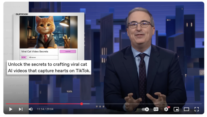 gumroad's tweet image. Gumroad creator featured on Last Week Tonight