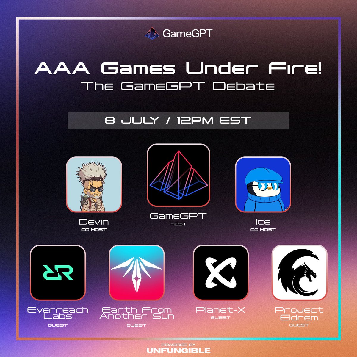 The state of gaming is changing rapidly. Many once highly acclaimed series are falling short, while indie titles explode into viral sensations overnight. 

So we ask our panel, is AAA gaming under fire? Time to debate!

This week’s panel:
<a href="/Devin_Web3/">Devin</a>
<a href="/ice_nfts/">Ice</a>
<a href="/EverreachLabs/">Everreach Labs</a>