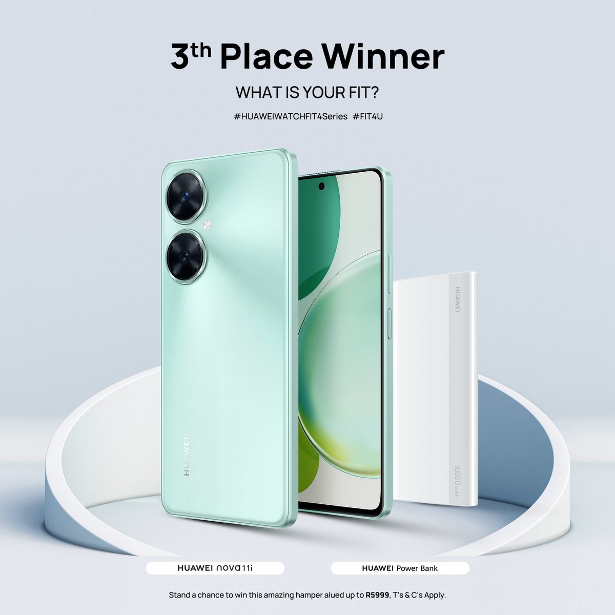 HuaweiZA's tweet photo. Have you entered the #FIT4U competition on TikTok? Join us and stand a chance to win with HUAWEI. Don't forget to include #HUAWEIWATCHFIT4Series and #FIT4U on your videos and tag huaweimobileza. Let's gooo!!💃❤️ https://t.co/J362EvWGZn