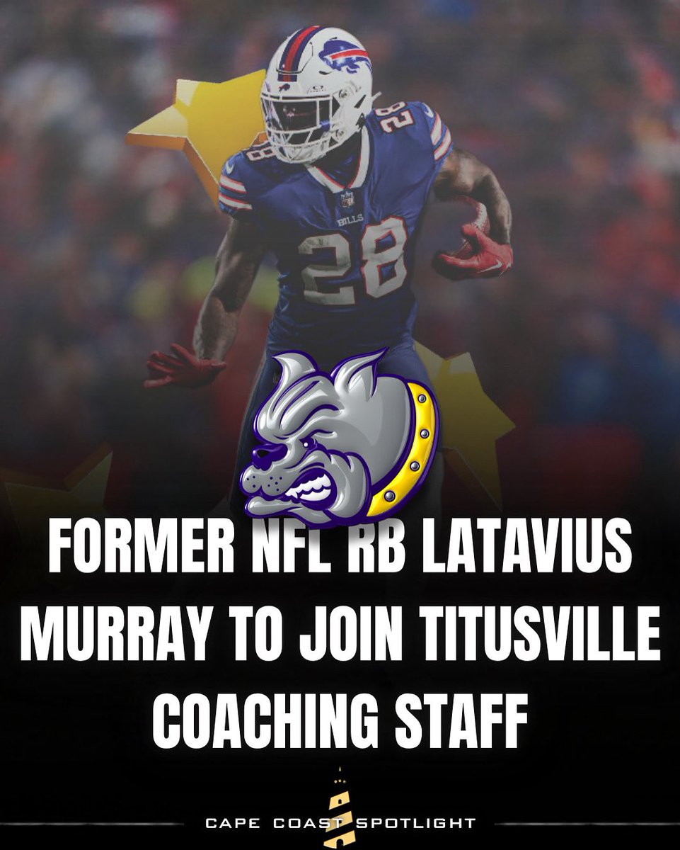 BREAKING 🚨: FORMER NFL RB LATAVIUS MURRAY SET TO JOIN TITUSVILLE COACHING STAFF

After playing for teams like the Raiders, Broncos, &amp; Bills, the Titusville native will be joining Matt Diesel’s staff as a new RB Coach.

Murray will be a Running Back Coach and Run Game Coordinator