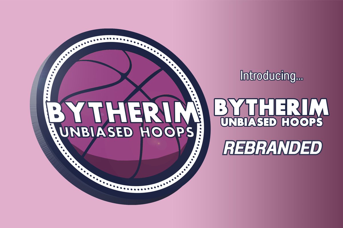 TheCollinDunks's tweet image. Now Introducing...The Official BYTHERIM Rebrand!
- New Color Set
- Logo Redesigns
- Updated and more Coherent Graphic template
A great refresh for a new cycle of basketball!