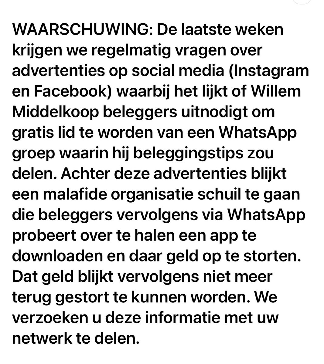 Warning ⚠️ Waarschuwing 🚨