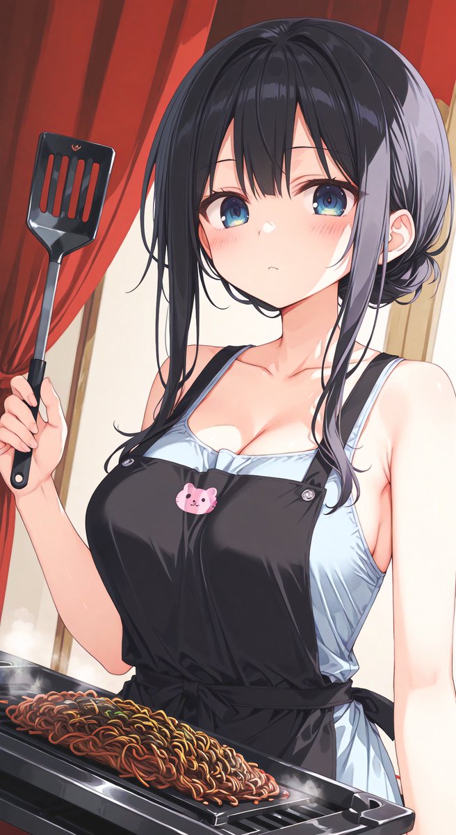 日付け変わってしまったけど最後を飾るのは～！！

٩('ω')وﾃﾞﾃﾞﾝ!!!詠ちゃん！！

七夕祭りでは屋台でアルバイトしてました。

裏で自分用の焼きそば焼いてるやんけ！！
