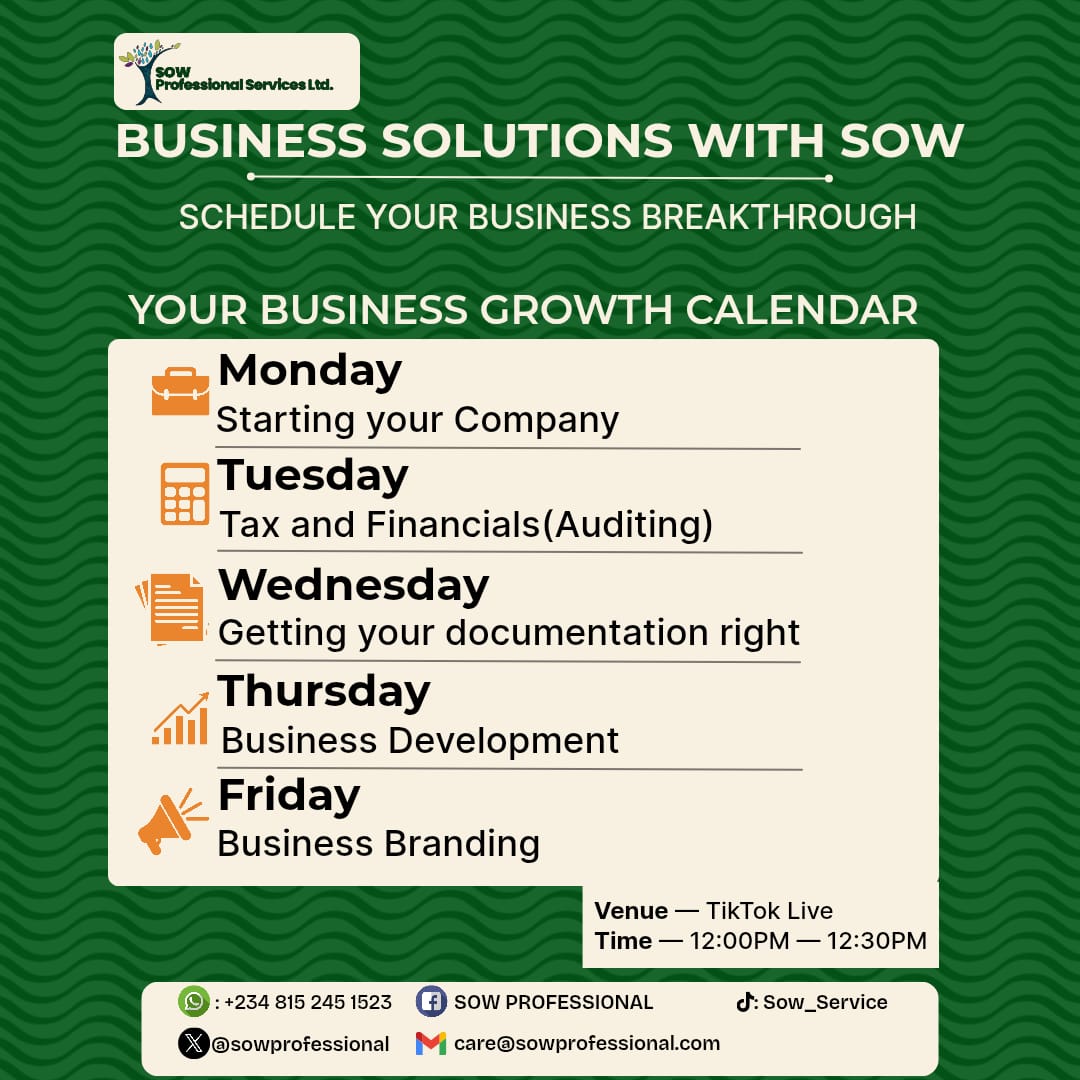 sowprofessional's tweet photo. 📷 Ready to take your business to the next level?
Join us LIVE on TikTok every weekday from 12:00PM to 12:30PM  
Follow and Join live here ;  (https://t.co/6pUc5S0cje) https://t.co/X1abI9c1RL