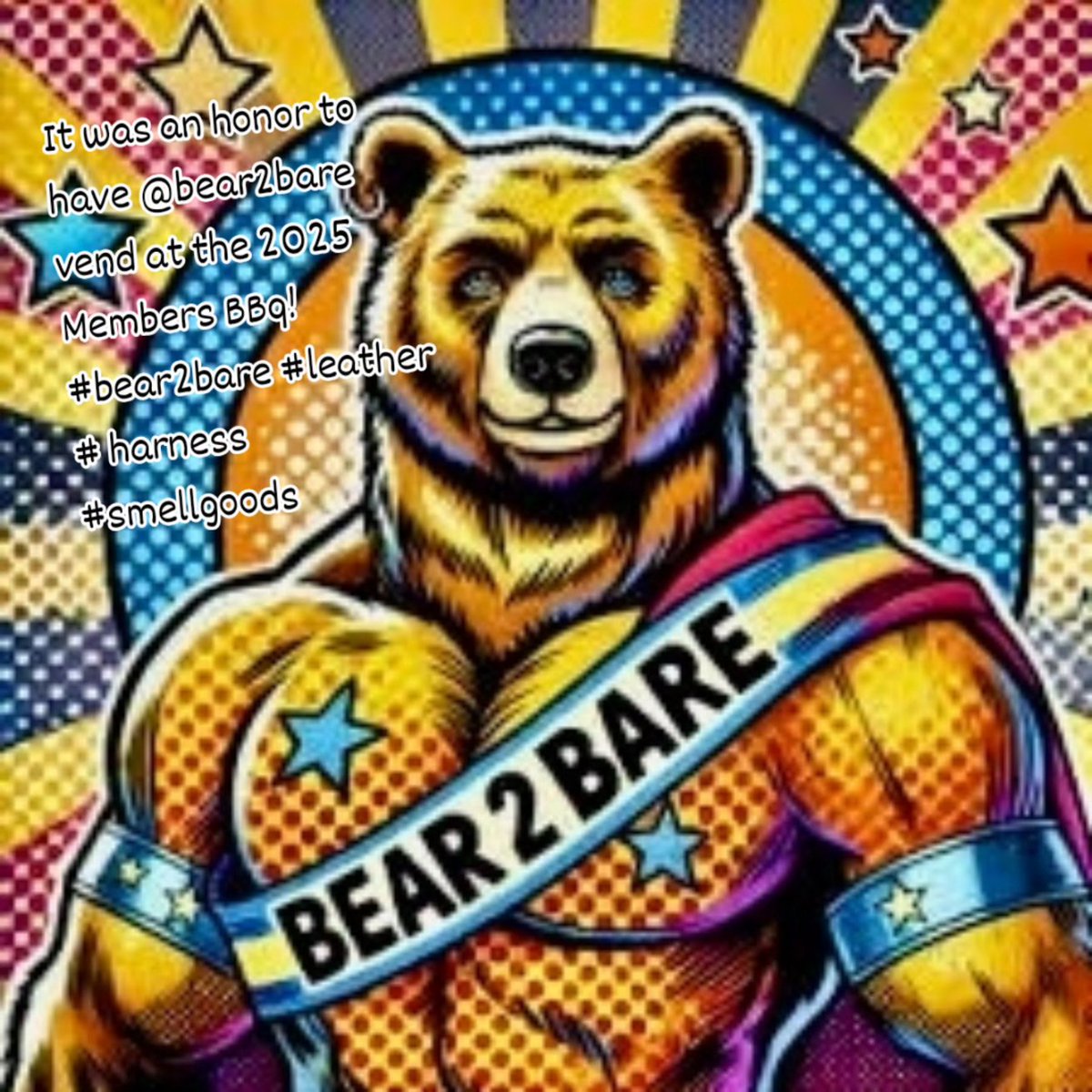 Debra Shade, ACS, ABS (@shadeyontop) on Twitter photo It was an honor to have <a href="/bear2bare/">lindaloubear</a> vend at the 2025 Members BBq! #bear2bare #leather #harness #smellgoods #shadesoasis It was an honor to have <a href="/bear2bare/">lindaloubear</a> vend at the 2025 Members BBq! #bear2bare #leather #harness #smellgoods #shadesoasis