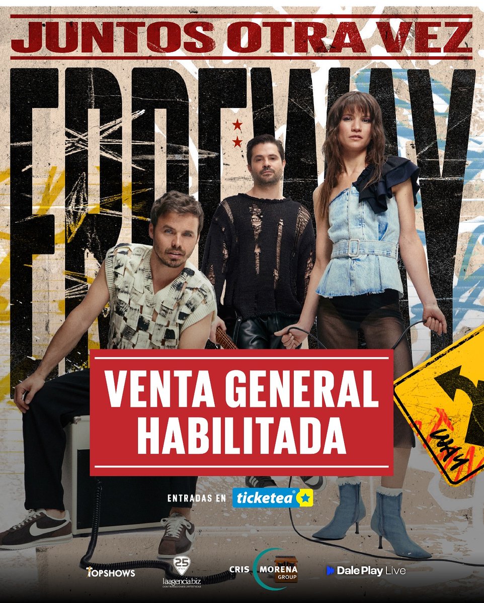 TicketeaPy's tweet image. 🎟️🔥 ¡LA ESPERA TERMINÓ! 🔥🎟️
Desde hoy, la venta general ya está disponible.
Ahora todos tienen la oportunidad de ser parte de este reencuentro histórico: ERREWAY EN PARAGUAY💫
📅 15 de noviembre
📍 Yacht y Golf Club Paraguayo
🎟️ Entradas disponibles en @TicketeaPy
Volvemos a…
