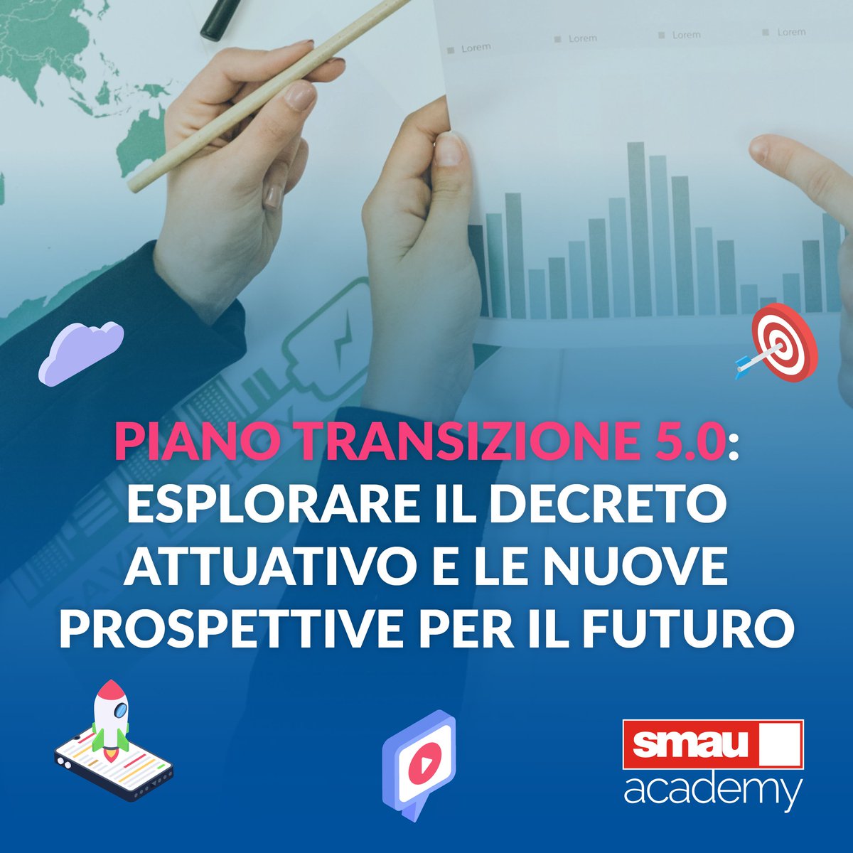 🔈Online un nuovo #podcast targato #SmauAcademy 🔈 Tratteremo di come accedere ai finanziamenti previsti dal Decreto Attuativo, sfruttando le opportunità per crescere e innovare in un mercato orientato alla sostenibilità.
ll workshop è a cura di Stefano Fili.