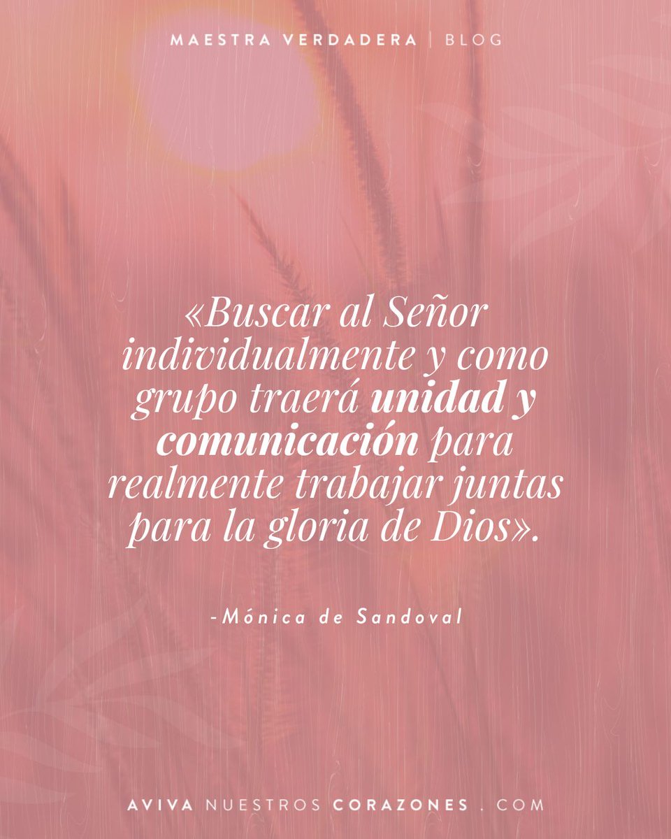 AvivaCorazones's tweet photo. A veces no sabemos cómo trabajar en equipo y organizarnos, otras veces luchamos con delegar tareas «importantes», y en otras ocasiones no podemos ponernos de acuerdo en la planificación. ¿Qué hacemos?

Descúbrelo en el #BlogMaestraVerdadera aquí 👉🏻 https://t.co/qk7ZKnBsDL https://t.co/ae4CdFNJvH