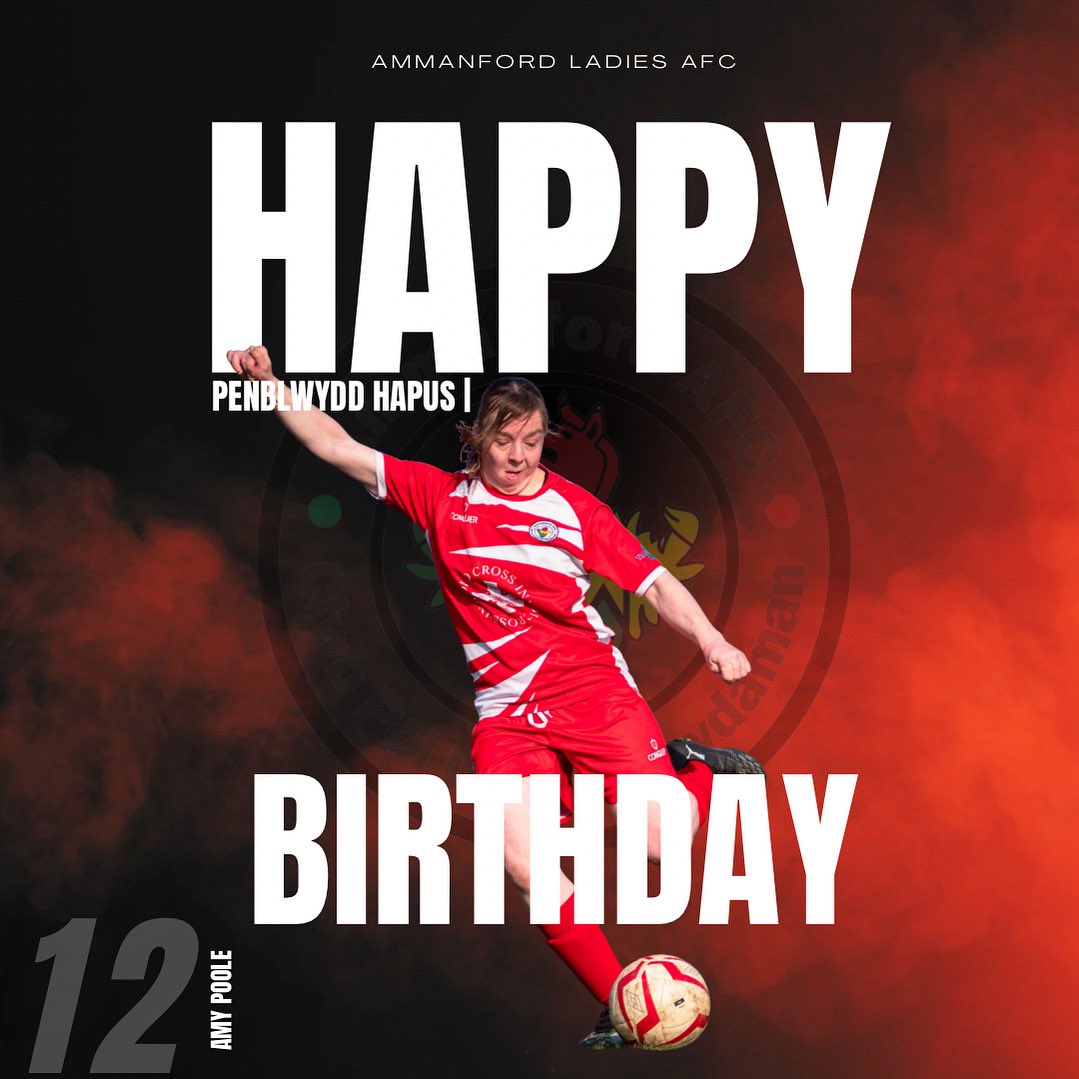 Happy Birthday to Amy Poole🥳

Hope you have a good day celebrating before getting back to it next week!

Penblwydd Hapus Amy🎈