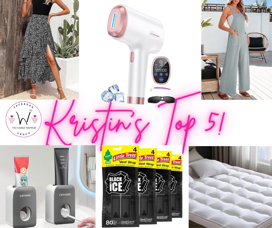 HumbleWarrior10's tweet image. 😍😍😍Hey Warriors! 👋 Here's a recap of the Top Five Favorites I posted yesterday that still have super savings! Check them out below 👇
✨Laser Hair Removal - $35.99 with Promo CRYKM8DU
shop.humblewarrior.com/amazon/fOPqW
✨50% savings Memory Foam Mattress Topper (any Size) - with promo…