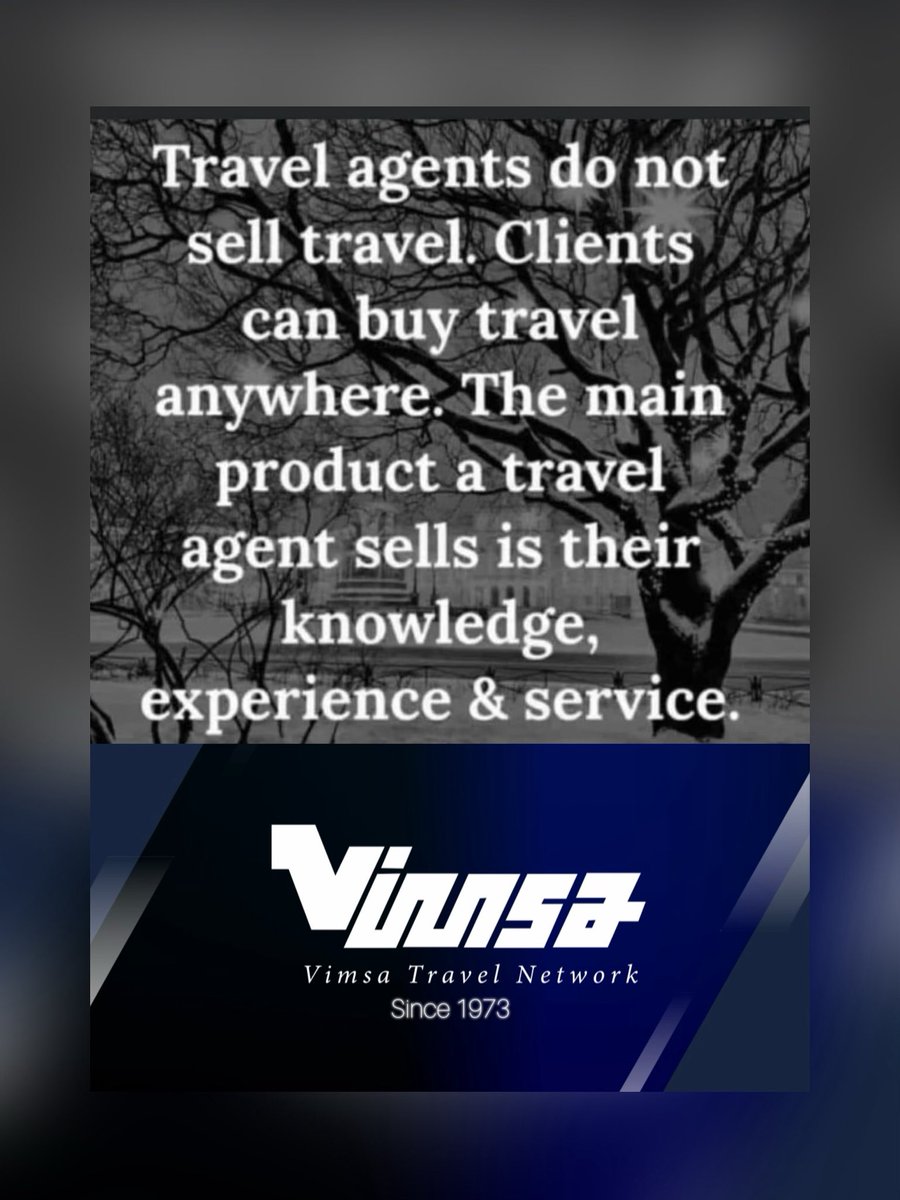 …and guarantee on services 👍 

¡ FELIZ #DíaDelAgenteDeViaje !!!

<a href="/AsociacionMetro/">Asociación Metropolitana de Agencias de Viajes</a> <a href="/AMAVCDMX/">AMAV Ciudad de Mexico</a> <a href="/skalcdmx/">Skål International CDMX 067</a> <a href="/SkalMexico/">Club Skal México</a> <a href="/FematurOficial/">Federación Mexicana de Asociaciones Turísticas</a> <a href="/GMAMX2/">GMA_MX</a> 
<a href="/AMAVNACIONAL/">AMAV Nacional</a>