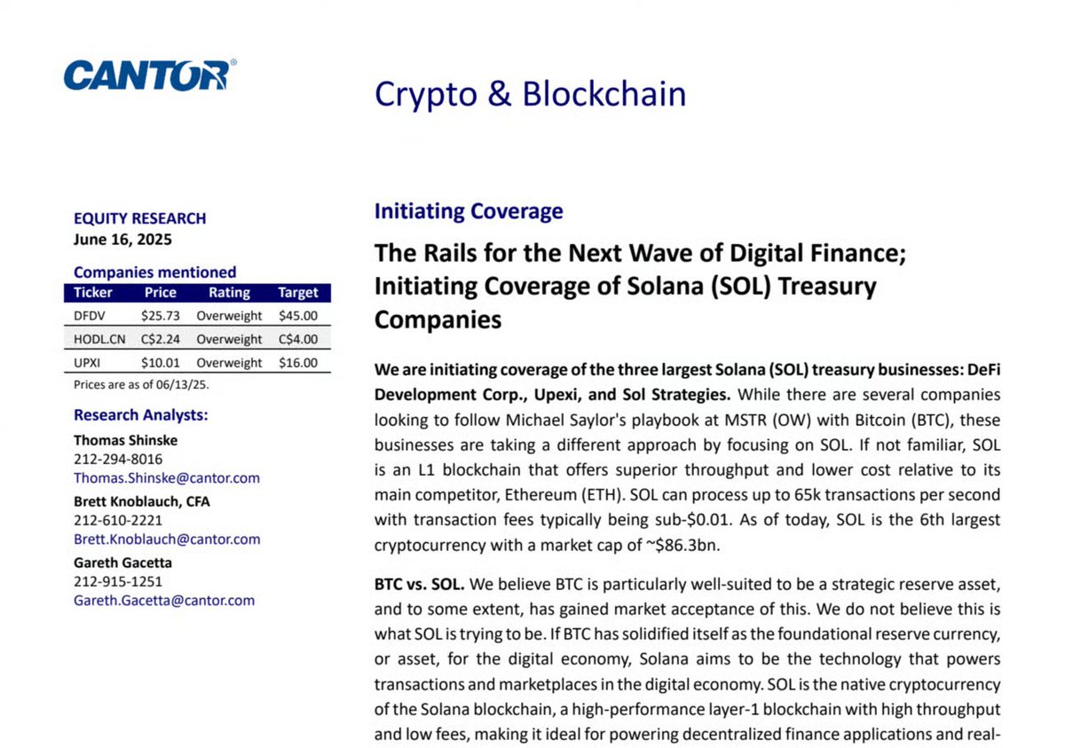 defidevcorp (@defidevcorp) on Twitter photo 8/ Media & Thought Leadership 🎙️
We were featured on major platforms & publications:
• <a href="/ThinkingCrypto1/">Tony Edward (Thinking Crypto Podcast)</a>
• <a href="/coinage_media/">Coinage</a>
• <a href="/Surus_io/">Surus</a>
• <a href="/Permissionless/">Permissionless</a>
• Cantor Fitzgerald initiation on $SOL treasury strategies, $DFDV as top pick 8/ Media & Thought Leadership 🎙️
We were featured on major platforms & publications:
• <a href="/ThinkingCrypto1/">Tony Edward (Thinking Crypto Podcast)</a>
• <a href="/coinage_media/">Coinage</a>
• <a href="/Surus_io/">Surus</a>
• <a href="/Permissionless/">Permissionless</a>
• Cantor Fitzgerald initiation on $SOL treasury strategies, $DFDV as top pick