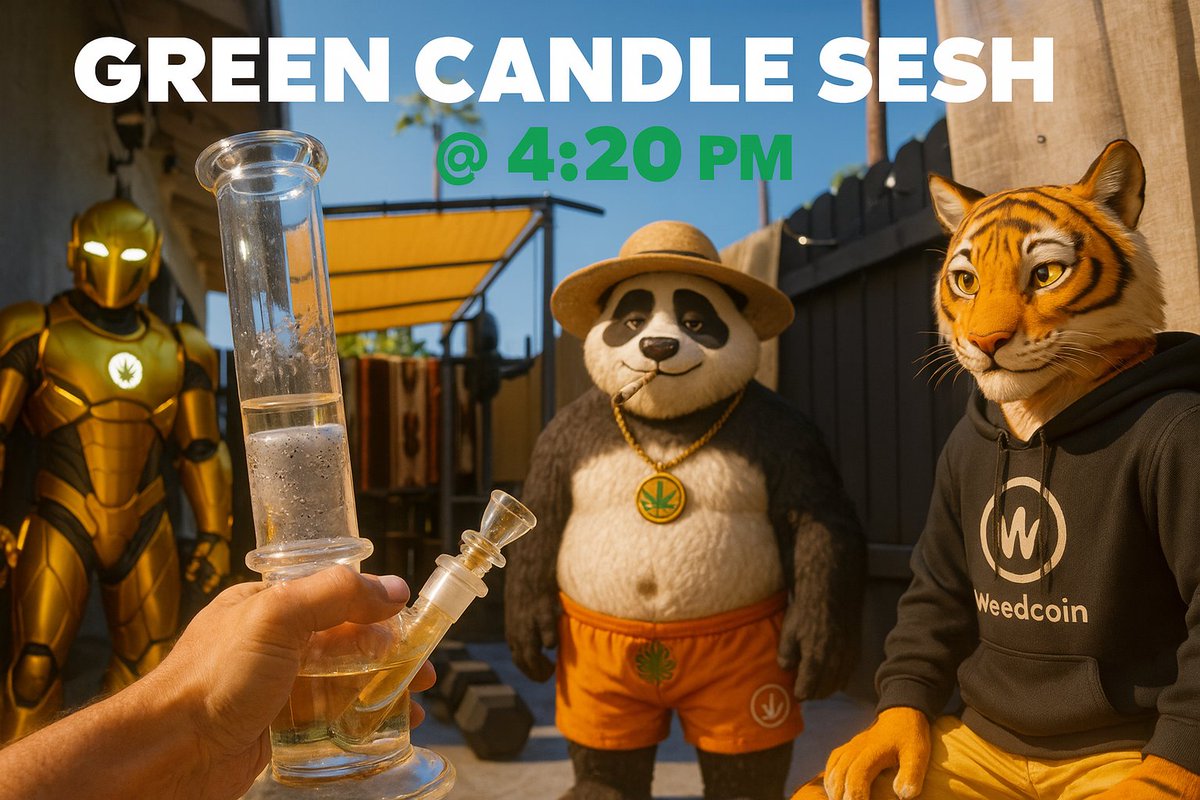 pvtSamoa's tweet photo. @CoinnoisseurOG @okx Yes sir we working all four lungs today!
https://t.co/QmL12pkTJ0
#greencandlesesh #weedcoin #frommemetomovement https://t.co/OGsspxrxA5