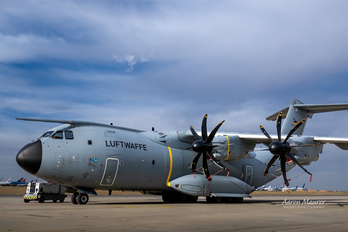 maurer8photo's tweet image. Good times when an Luftwaffe A400M was in Mojave on the ramp and the skies were filled with clouds. Sons of Transport
#a400m