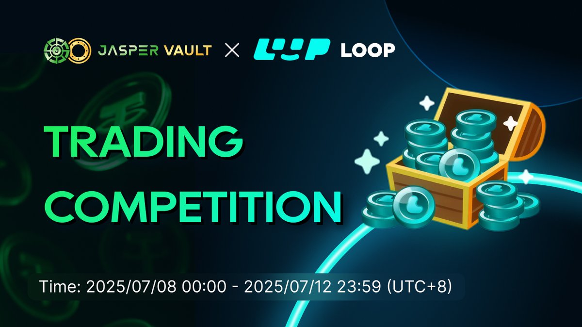 🚀 Jasper Vault x Loop Trading Competition – Starts July 8! 🚀

🔥 Massive Prize Pool: $500 USDT + 3,600 $LOOP
🎁 Welcome Gift: Join &amp; get a bonus!
💰 Daily Rewards: Trade every day to earn!
📅 July 8–12, 2025 – Don’t miss out!
⚡ Compete, climb the leaderboard, and win big.

Are