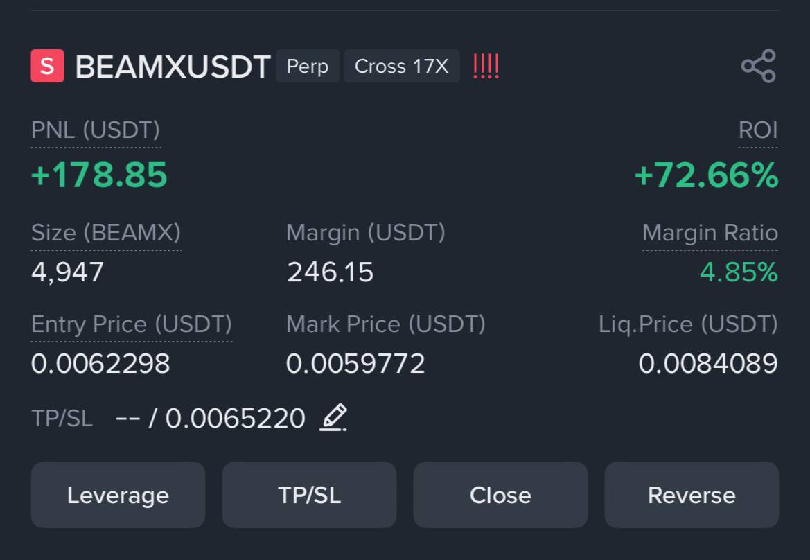 Big win today with $BEAMX 😻

Called it in publicly…
Last chance to join the party‼️

👉🏻 t.me/NastiaaVox

A prize for one follower 💸
Like + RT + TRC20 ↙️