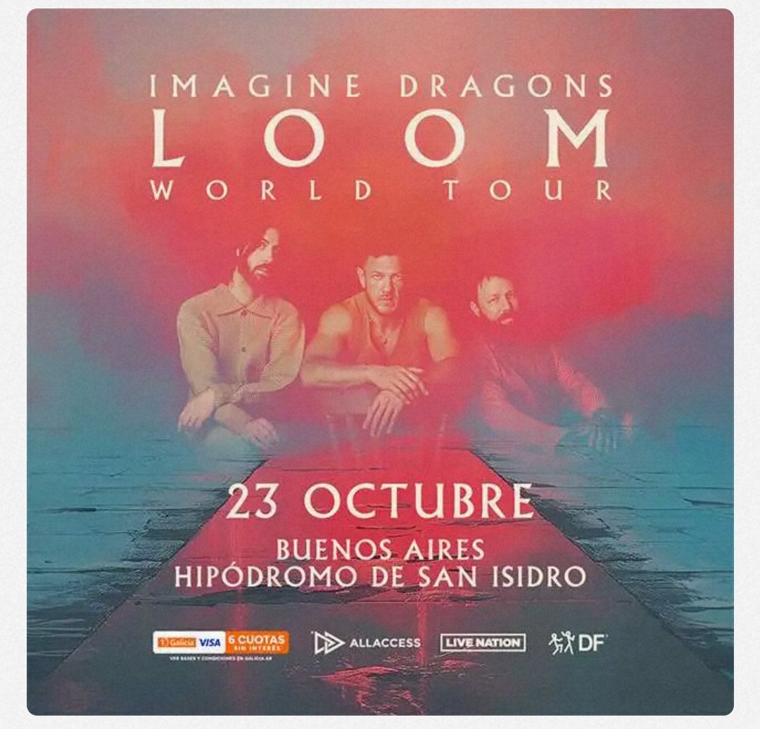 Voy a ver a imagine dragons ✌🏻🐉❤️‍🩹🥹