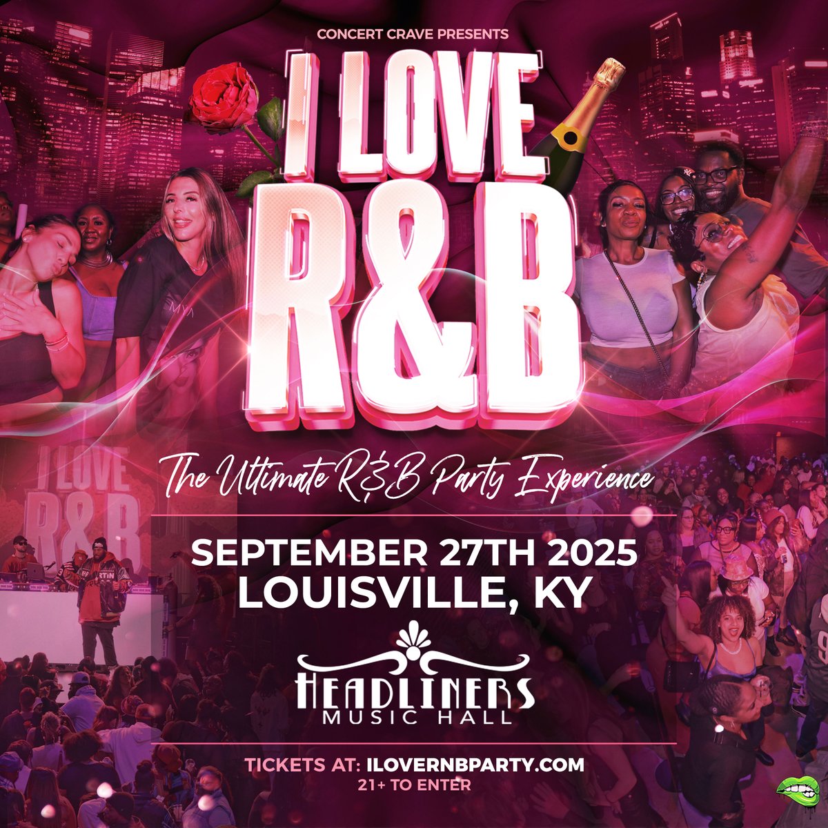 Headliners502's tweet image. JUST ANNOUNCED! 🎤 I LOVE R&amp;amp;B 🎶 – The Ultimate R&amp;amp;B Party Experience is coming to Headliners on Saturday, September 27th! Get ready to sing, sway, &amp;amp; vibe all night long as I LOVE R&amp;amp;B brings the heat this fall! Tickets are on sale Friday, at 10am. 🎟️ ---&amp;gt; tixr.com/e/150268