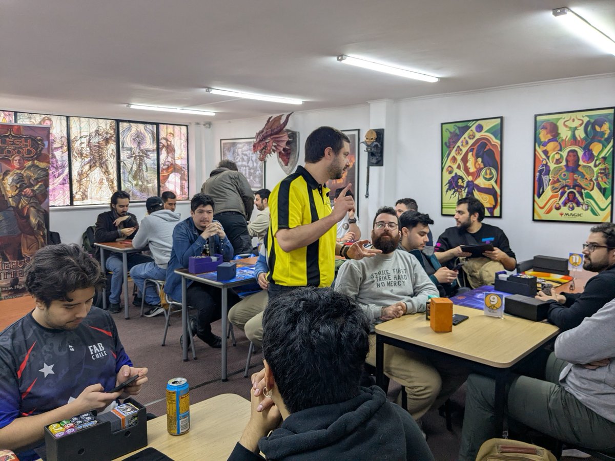 Este sábado 5 de julio se corrió el World Championship Qualifier de Flesh and Blood en Chile. Un torneo muy competido con los mejores jugadores de la escena local. Nuestras felicitaciones a Felipe Loyola por llevarse ser el campeón del torneo. <a href="/FabChile1705/">FaB-Chile</a> #fabtcg <a href="/fabtcg/">Flesh and Blood</a>
