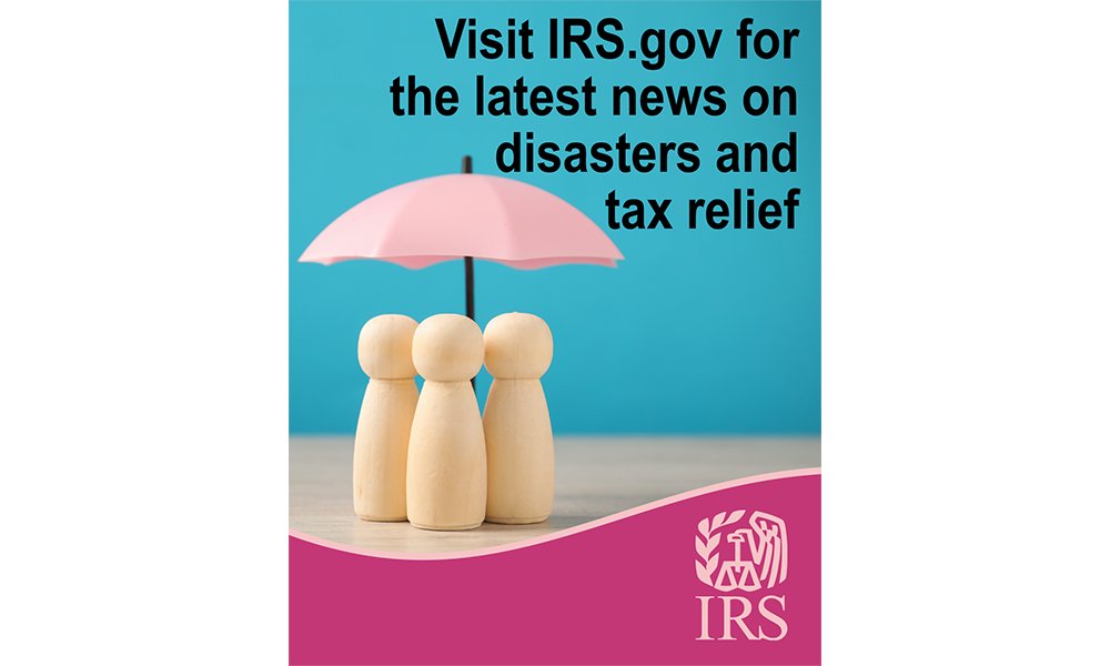 If your #construction business has been affected by a disaster, the #IRS has resources to help you find the latest information on tax relief, filing extensions, and reconstructing financial records after a disaster. Learn more: ow.ly/n4zM50WgQRA