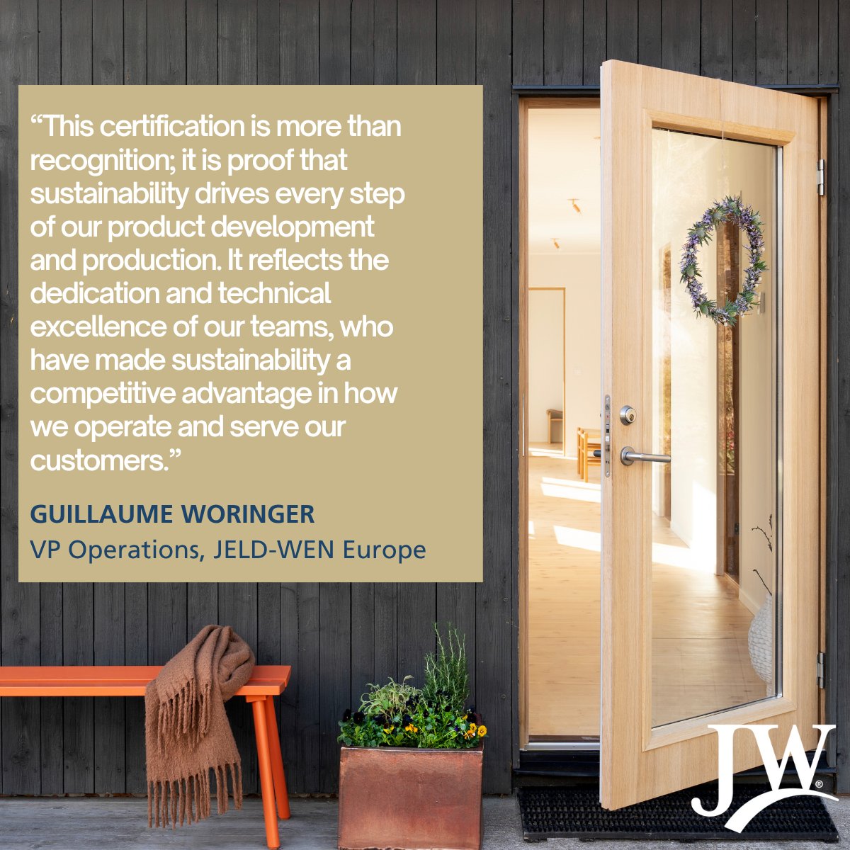 JELDWEN's tweet image. We’re proud to announce JELD-WEN UK has expanded its Cradle to Cradle Certified® product portfolio across five European countries — a major step forward in our commitment to responsible innovation and circular building practices.
Learn more - spr.ly/60174q91S