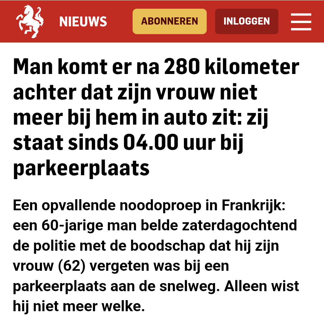 Kan gebeuren toch?